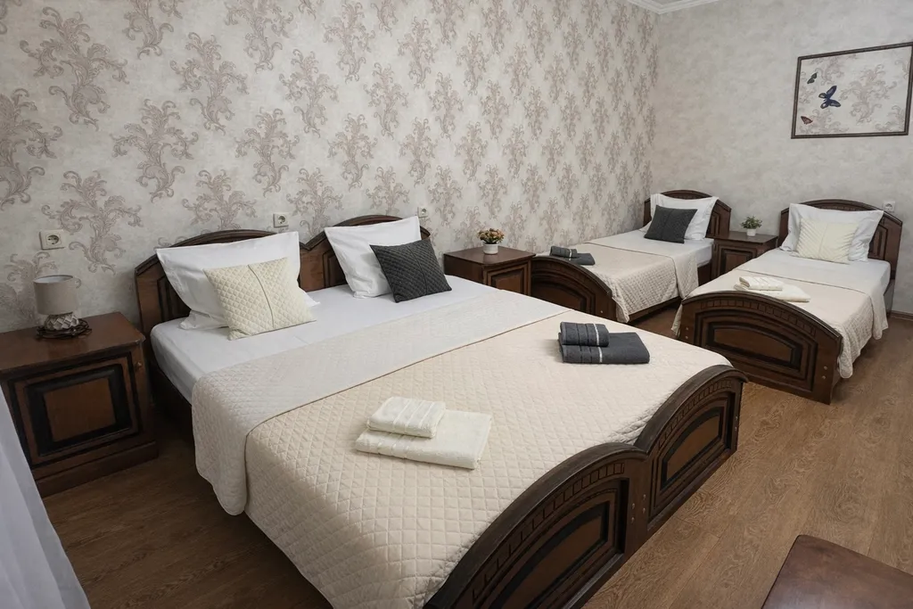 Квартира Четырёхместный стандарт с собственной ванной комнатой — аренда посуточно в Сочи