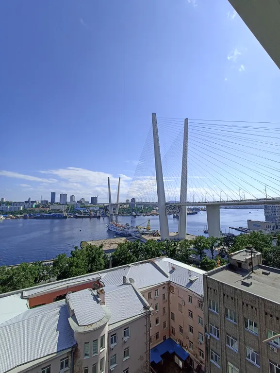 Квартира Уютнная квартира с шикарным видом на Золотой мост в центре — Владивосток