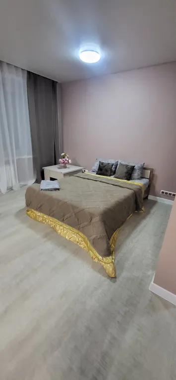 Уютная студия на  16 этаже с прекрасным видом на город