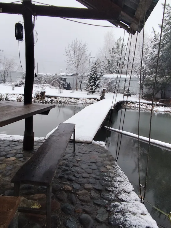 Коттедж Дом с баней и озером — Теберда