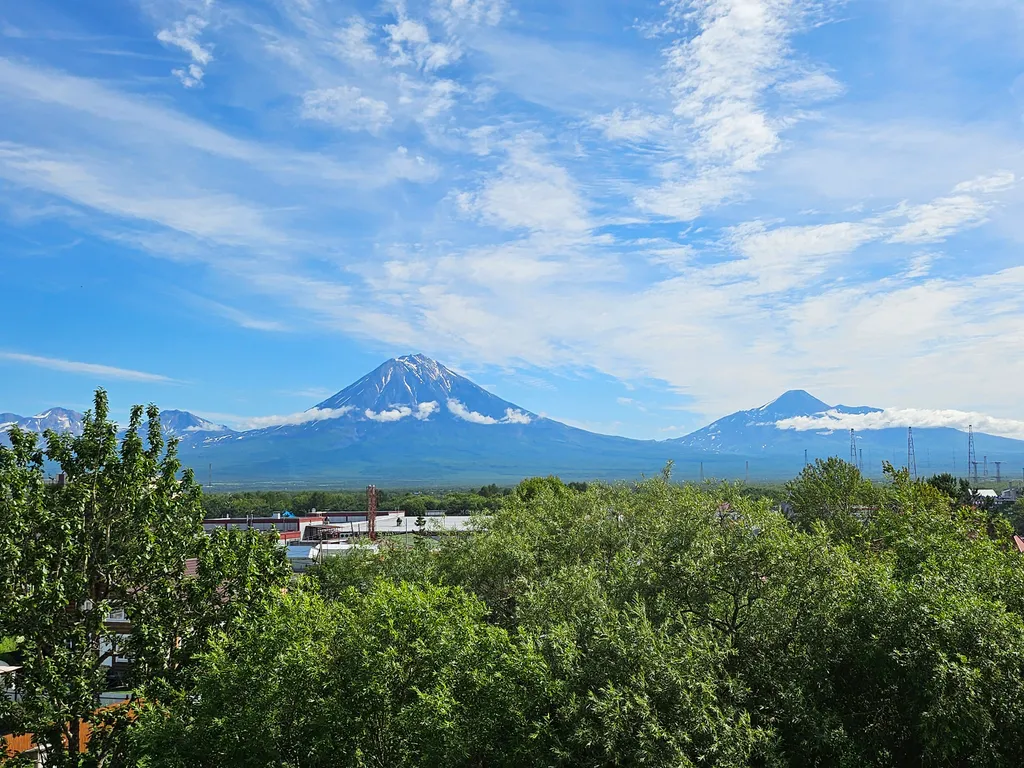 Уютная квартира с шикарным видом на вулканы
