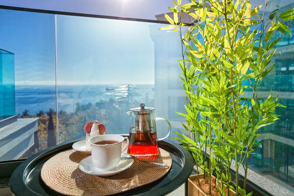 Стильная квартира Чайка с видом на море