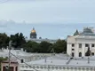 Вид из окон на город и купол Исаакиевского собора