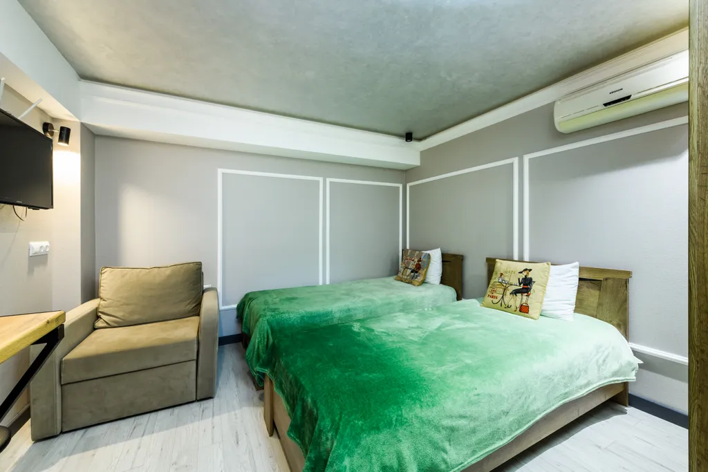 Уютная Студия с террасой Green Oplot Apartments