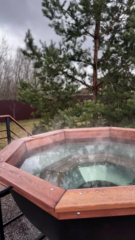 Коттедж с баней и чаном