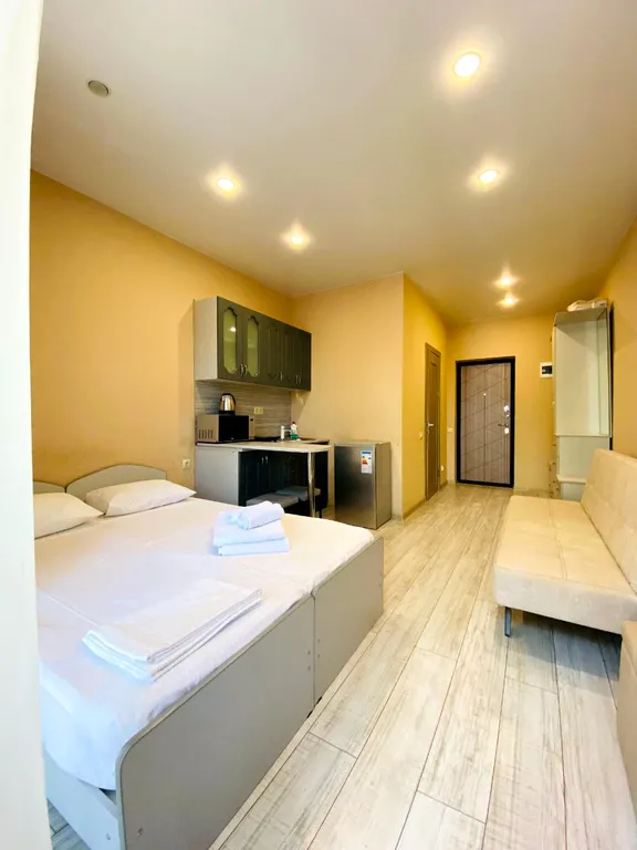 Квартира Квартира Уютная студия в ЖК Мадрид Парк 2 с бассейном — Адлер