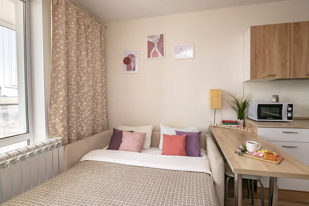 Светлая и уютная квартира в новом доме рядом с Калина молл