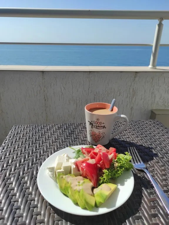 Апартаменты с видом на море на берегу