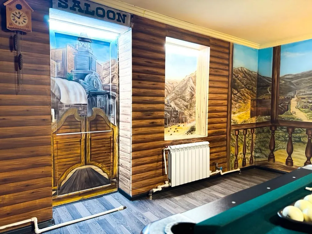 Двухуровневая квартира, бильярд в подарок