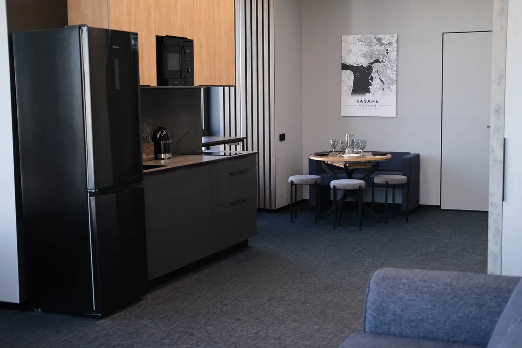 Стильная квартира с кинопроектором