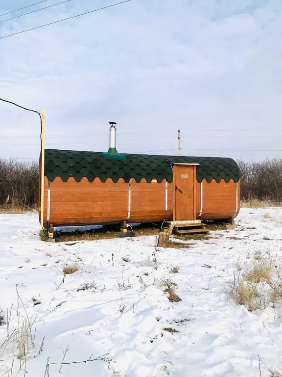 Уютный деревянный загородный дом в живописном селе