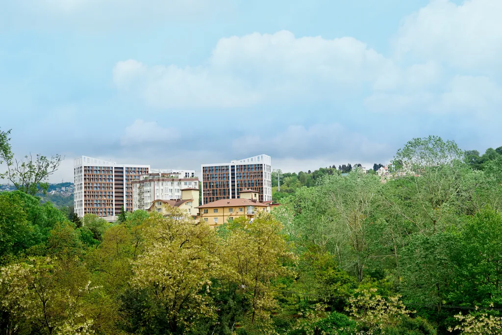 Уютная квартира "СкандиХоум" с видом на горы в ЖК Солнечный Дагомыс