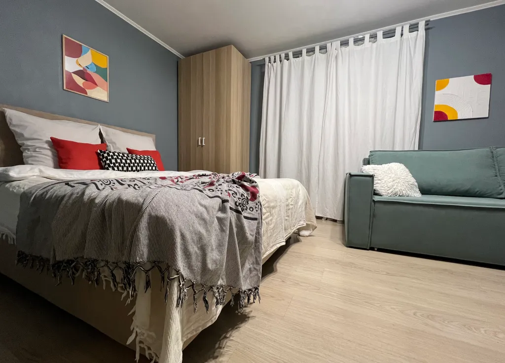 Квартира Апартаменты Art Room в 1 минуте пешком от метро Молодежная — Москва