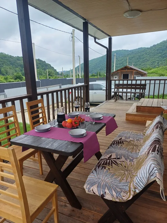 Экодом с видом на горы