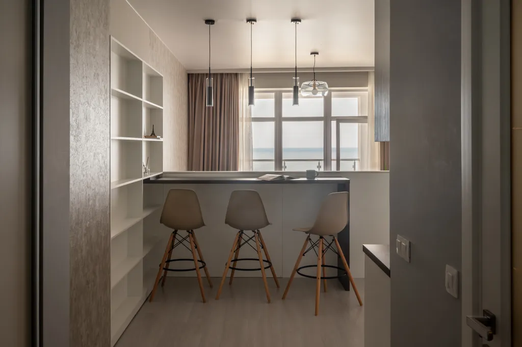 Уютная студия с прямым видом на море