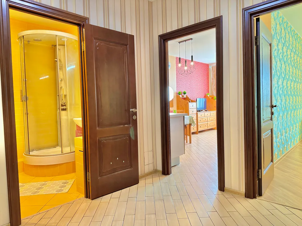 Евро 2-комнатная квартира с ярким интерьером