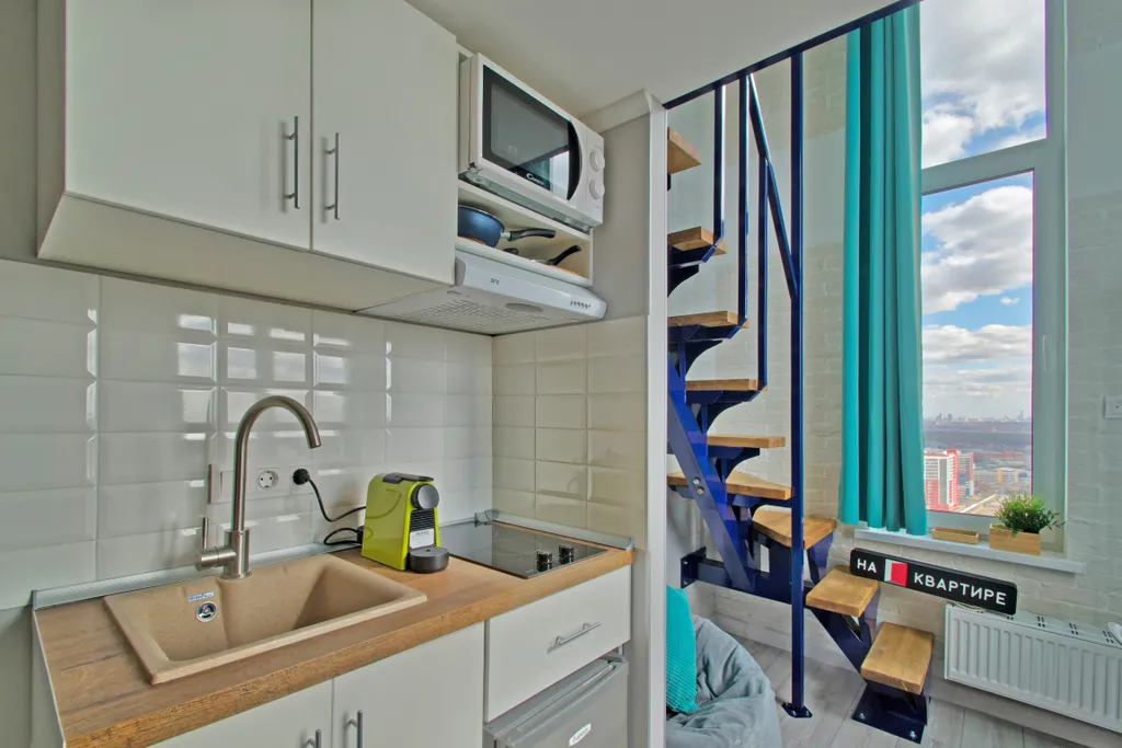 Улучшенный двухуровневый апартамент с панорамным видом