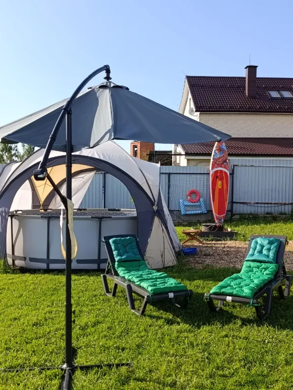 Коттедж Уютный коттедж с баней и бассейном в районе Сорочан — Капорки