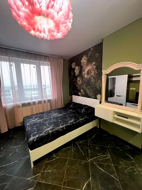 Стильная квартира в зеленых тонах