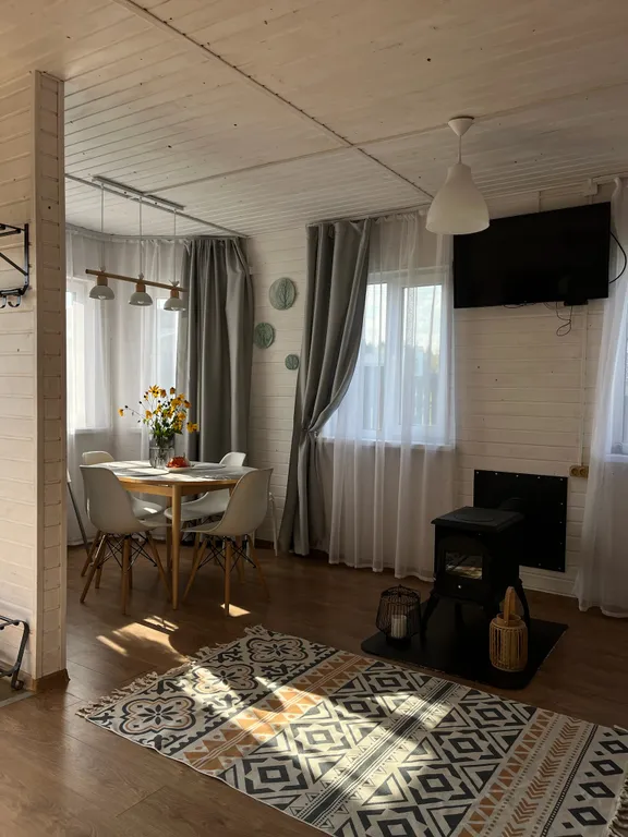 Загородный дом Сканди с баней и чаном