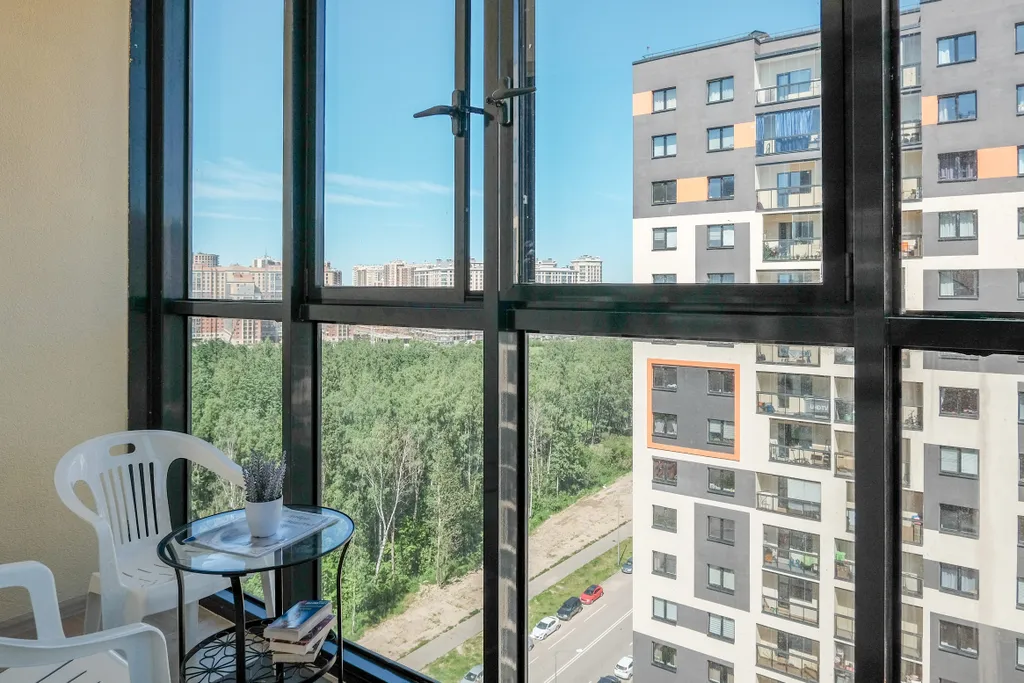 Уютная студия с видом на парк Райская Жемчужина