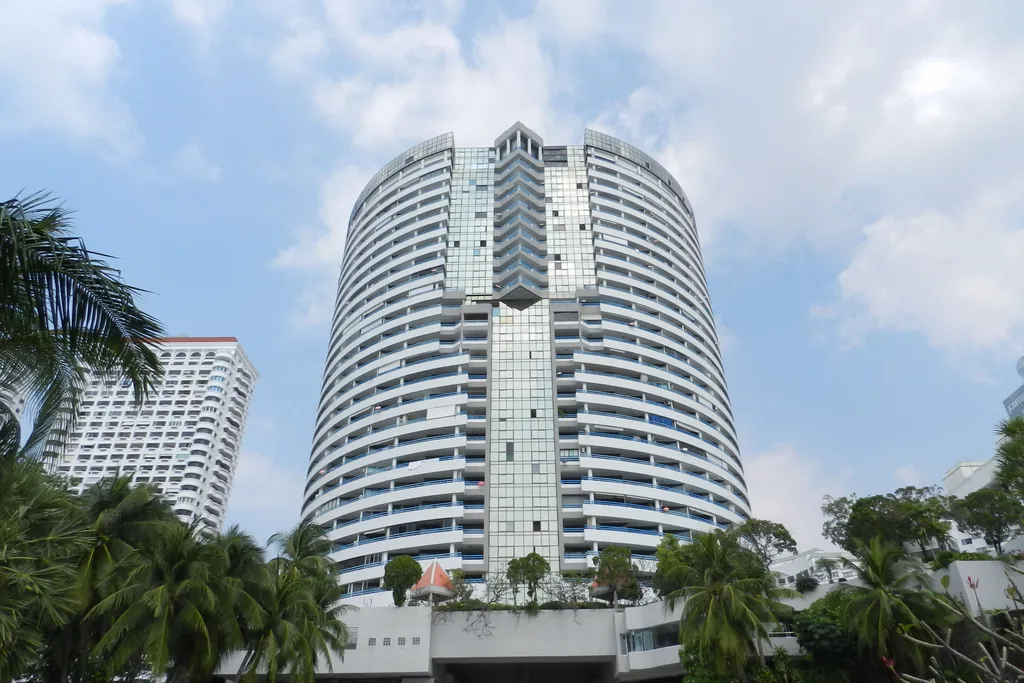 Студия с фронтальным видом на море, пляж Джомтьен