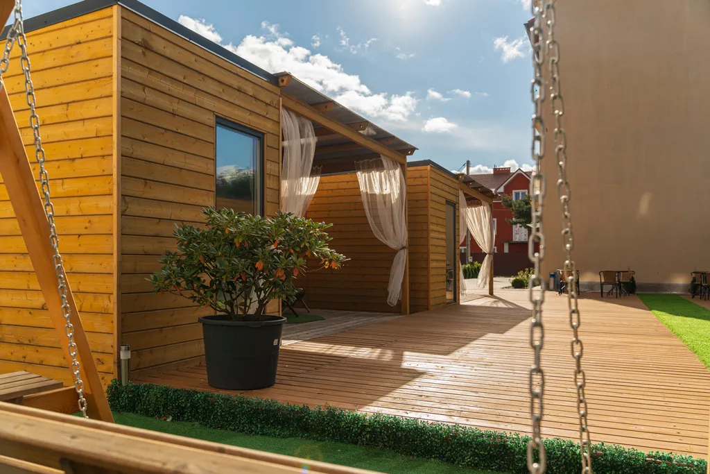 Коттедж с бассейном — аренда посуточно в Янтарный