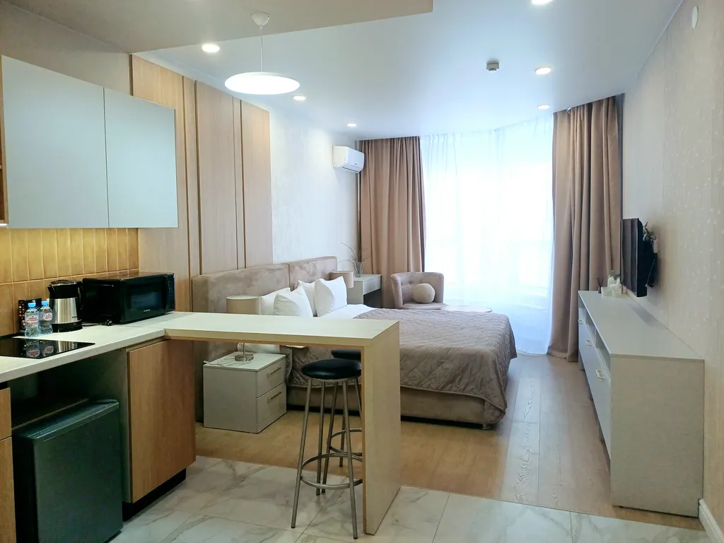 Квартира Новые апартаменты студия с видом на Енисей — Красноярск