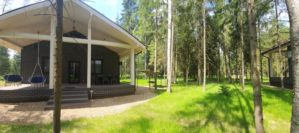 Коттедж Коттедж в Forest House с сауной в лесу — Никулино