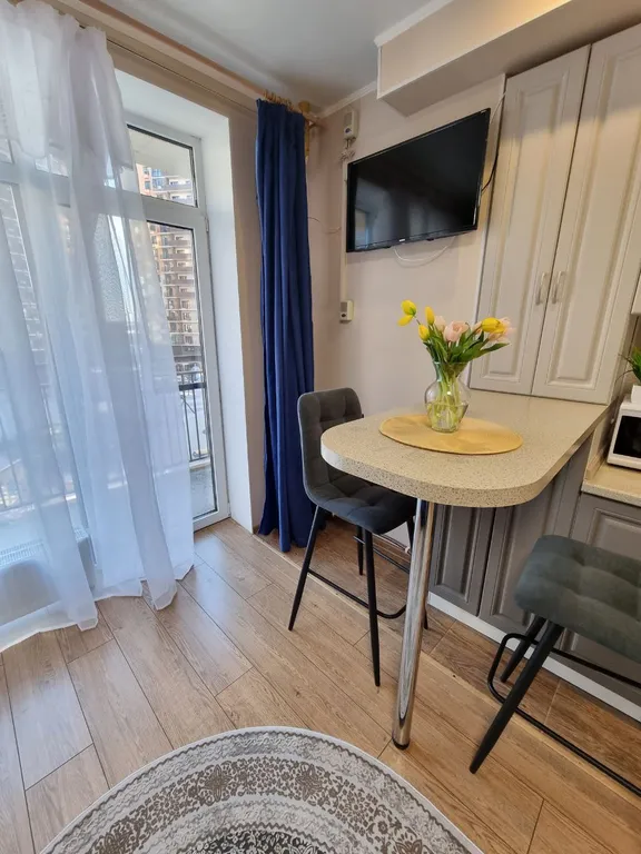 Уютная студия в ЖК "Сердце Каспия" (район Эллинга)  (Уютный Дом)