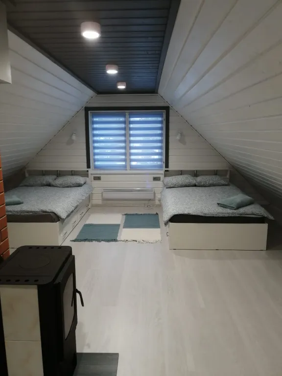 Уютный дом на берегу речки, в финском стиле