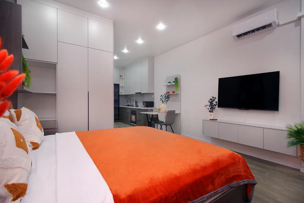 Современный эстетичный апартамент в центре