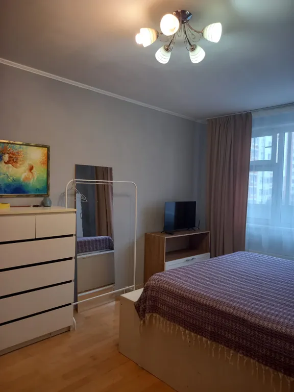 Квартира Уютная однокомнатная квартира в Катюшках, рядом с Шереметьево — Лобня