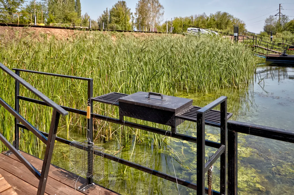 Дом Цапля на реке Саратовка