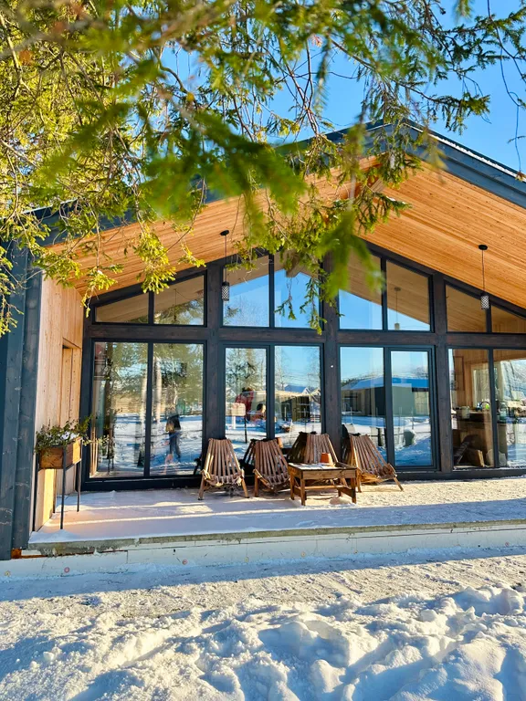 Коттедж Новые зимние дома в 5 минутах от главных горнолыжных курортов — Коробицыно