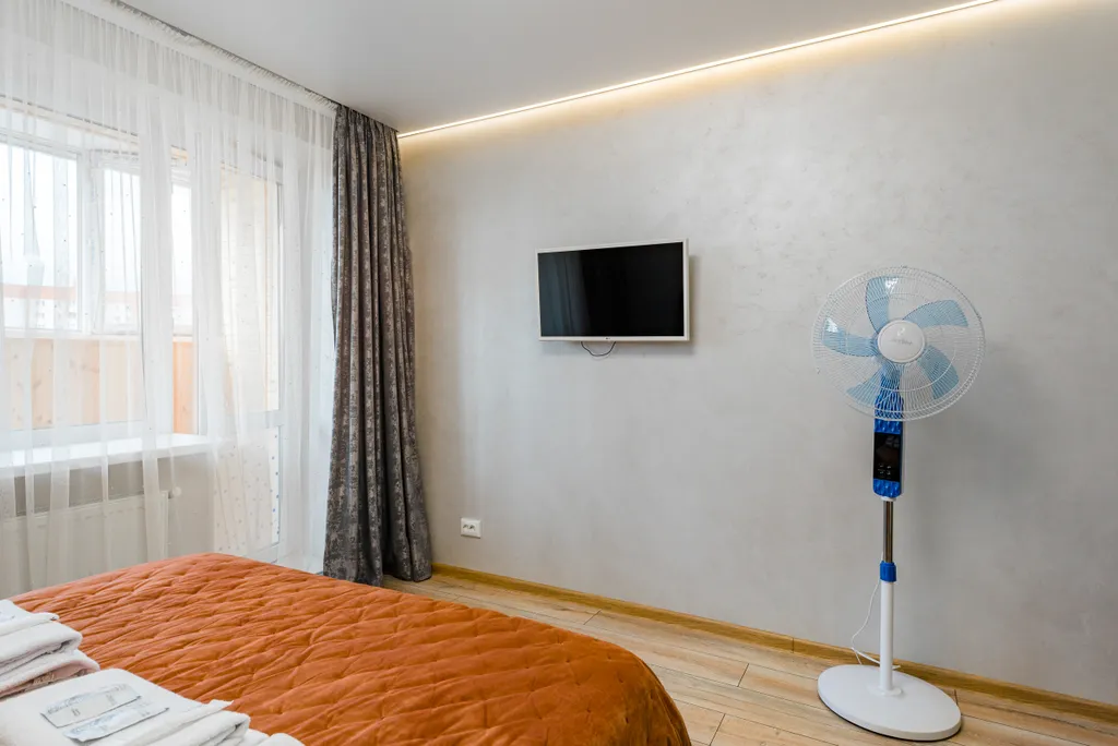 Студия Loft рядом с МНТК в новом микрорайоне, халаты, гостиничный сервис