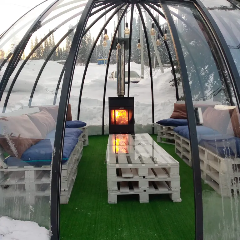 Гостевой домик на горе у подъёмника