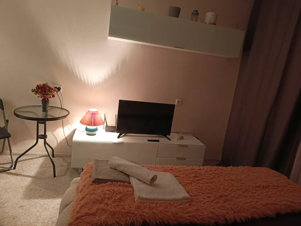 Шикарная студия с королевской кроватью