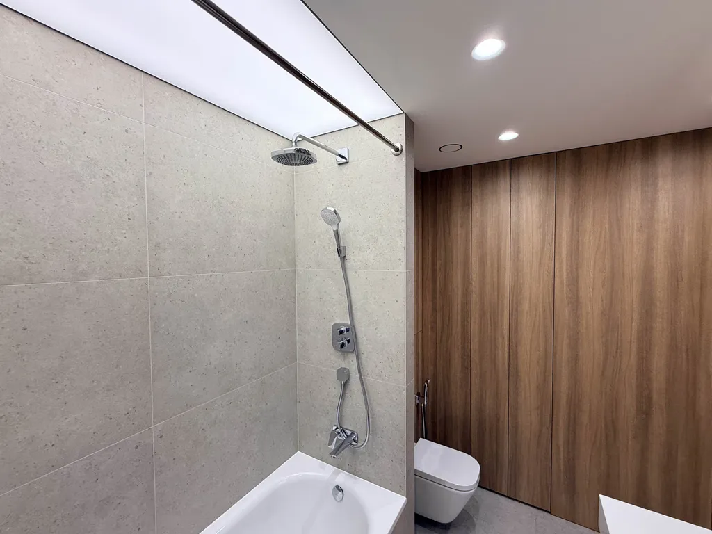 Стильная квартира в стиле Japanди возле парка, паркинг, метро, Netflix