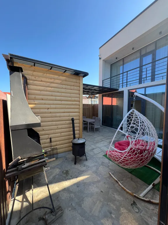 Коттедж на берегу Каспийского моря с парилкой во дворе