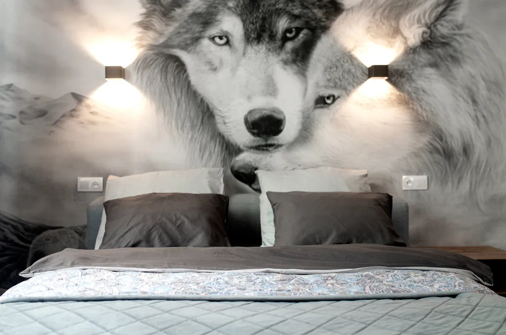 Дом Кантри со своим двором и парковкой