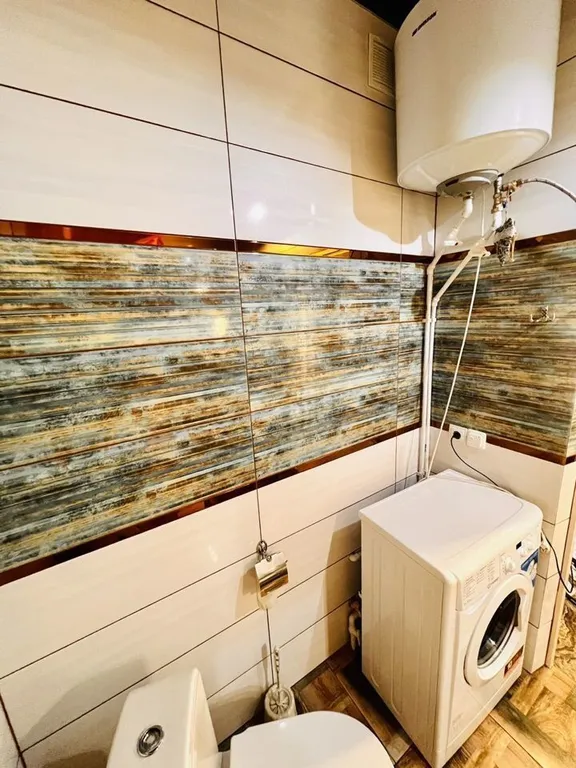 Студия с дизайнерским ремонтом