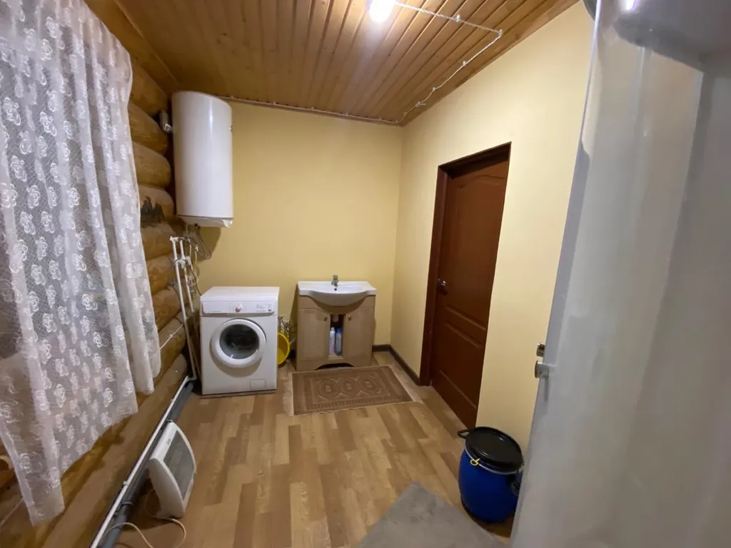 Зимний дом из бревна