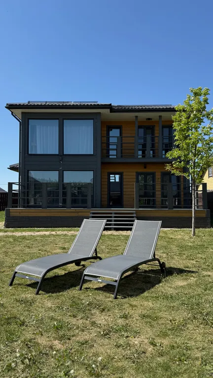 Коттедж Большой семейный дом с панорамными окнами у леса и озера — Семеновское