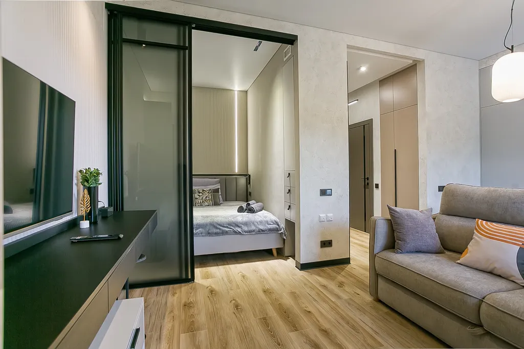 Апартамент с дизайнерским ремонтом