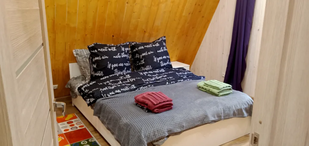 Большой а-фрейм дом с баней с сибирским чаном