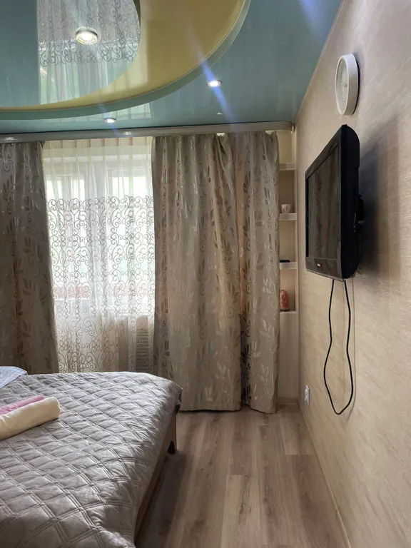 Квартира у областной больницы с муз. колонкой и кофеваркой