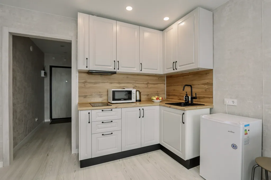 Oчень cветлaя и проcторная квартира с бaлкoном