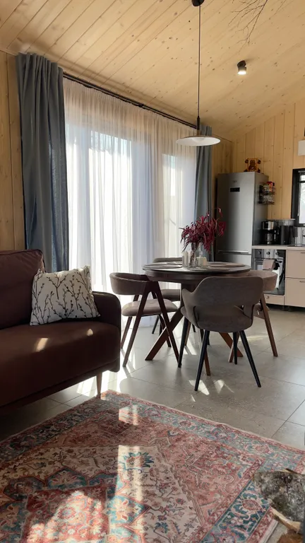 Дом с камином и баней Две яблони