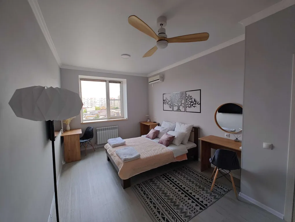 Уютная квартира 8 Панд со свежим ремонтом в тихом дворе